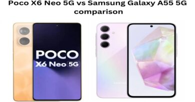 Poco X6 Neo 5G vs Samsung Galaxy A55 5G comparison