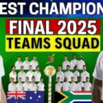 WTC Final 2025: Australia and South Africa Confirm Squads for Lord’s Showdown WTC Final 2025: Australia and South Africa Confirm Squads for Lord’s Showdown