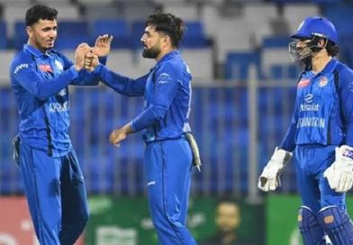 Afghanistan vs Zimbabwe T20: Afghanistan Beat Zimbabwe by 37 Runs as Ejaaz Ahmadzai Smashes a Blazing Fifty and Rashid Khan Delivers a Stunning All-Round Performance Afghanistan vs Zimbabwe T20: Afghanistan Beat Zimbabwe by 37 Runs as Ejaaz Ahmadzai Smashes a Blazing Fifty and Rashid Khan Delivers a Stunning All-Round Performance