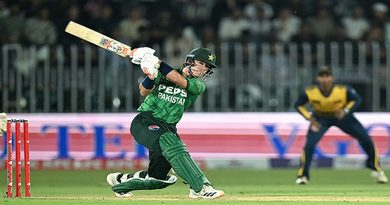 Pakistan Crush Sri Lanka by 82 Runs to Seal T20I Series, Maaz Sadaqat Misses Century by Just Four Runs Pakistan Crush Sri Lanka by 82 Runs to Seal T20I Series, Maaz Sadaqat Misses Century by Just Four Runs