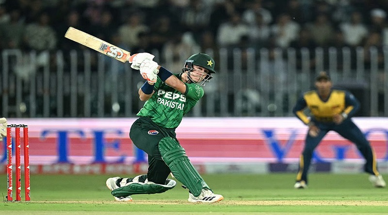 Pakistan Crush Sri Lanka by 82 Runs to Seal T20I Series, Maaz Sadaqat Misses Century by Just Four Runs Pakistan Crush Sri Lanka by 82 Runs to Seal T20I Series, Maaz Sadaqat Misses Century by Just Four Runs